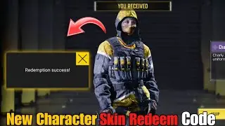 New Character Skin Redeem code codm 2023 | cod Mobile Redeem code | codm Redeem code 2023 Garena