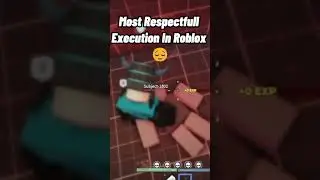 Most Respectful Roblox Execution 😢 #shorts #roblox #fyp