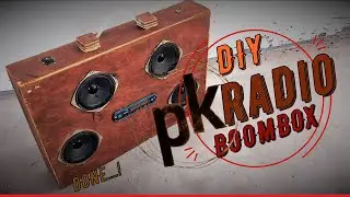 DIY BOOMBOX 2 ||homemade|| FM/BT/AUX/TF/USB supported. #pkRADIO