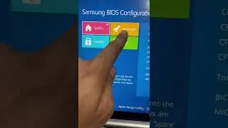 Samsung Galaxy laptop Bios key 
