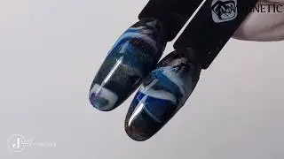 Эффект камня на ногтях