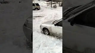 Выталкиваем на русский тазик #десятка #зима