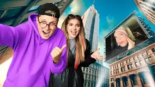 BROMA PESADA 😱 PUSE LA FOTO DE DAYANARA EN NUEVA YORK?! 😳😱😎 *casi terminamos* | ZachJaq