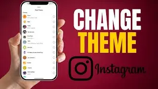 How to Change Chat Theme on Instagram | How To Set Photo In Instagram Chat Background (2024)