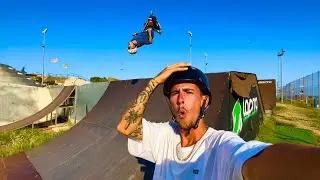 LE ENSEÑO A HACER BACKFLIP CON SCOOTER!!!!