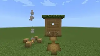 Построил красивый и лёгкий дом в crafting and building!
