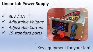 DIY Lab Power Supply 30Volt / 1 Amp