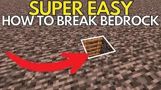 How to break bedrock in Minecraft 1.21.6 tutorial - SUPER EASY