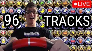 Getting 1st in all 96 tracks or else I get punished🔴LIVE