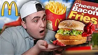 McDonald's GHOST PEPPER Burger TASTE TEST! (TRYING MCDONALD'S NEW MENU ITEMS) MUKBANG!!