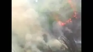 Amazing fire burning scene, Fire on Hell
