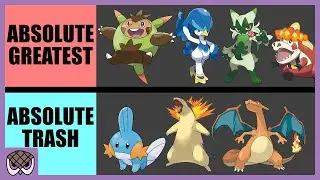The Ultimate Starter Pokemon Tierlist