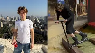 Skating in China with Danik | Skatepark in Guangzhou and a little street