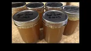 Pressure Canning Beef Broth in Presto Canner
