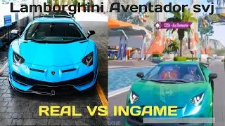 Lamborghini Aventador svj pubg mobile Vs real life #mksgamingnation #lamborghiniaventador