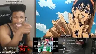 Etika Reacts To Jojo Torture Dance Scene (Part 5 - Golden Wind)