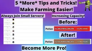 Bee Swarm Simulator 5 *More* Tips and Tricks To Make You a Pro! Roblox Bee Swarm Simulator