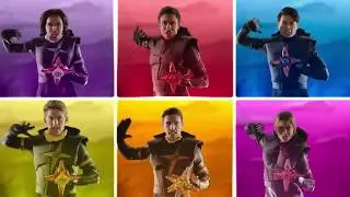 Power Rangers Ninja Steel and Dino Charge Team Morph (Fan-made)