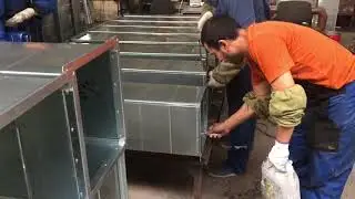 Конечная офланцовка воздуховодов
