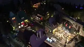 Nゲージレイアウトに照明を追加しました