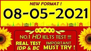 🔥IELTS LISTENING PRACTICE TEST 2021 WITH ANSWERS | 08.05.2021