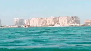 Enjoying in katara (qatar) sea Area