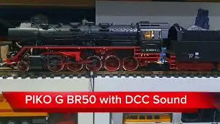 PIKO G 37240 DR BR-50 Steam Locomotive with DCC Sound