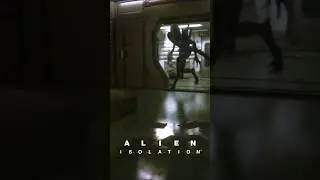 Bravery In The Face of A Xenomorph | Alien Isolation #shorts #alienisolation #aliens #alien