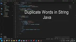 Program to find the duplicate words in a string in Java