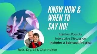 How to Know When and How to Say NO - Spiritual Pop-Up