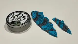 Reviewing the AK Camouflage Putty with regular spray paint Tistiminis