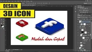 Cara Membuat 3D Icon dengan Photoshop - Tutorial Photoshop