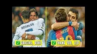 UNSELFISH Plays by Cristiano Ronaldo  Leo Messi   RESPECT Moments