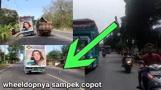NEW BEKAJE truk ayam kampus tebar pesona FULLSTUT, OMLENG- O*ENG sampek wheeldopnya copot