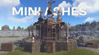 Mini Ashes - BEST Trio Base - Off/Online Defense - Open core | Shield wall | RUST 2026 Design