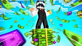 Minecraft, but on ONE MONEY BLOCK...