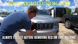 Trim Illusion's ABS6467BLK Grand Cherokee Grille Installation