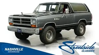 1986 Dodge Ramcharger 150 4X4 5041-NSH for sale | Charlotte, Atlanta, Dallas, Tampa, Phoenix, N...