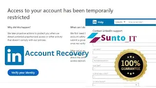 LinkedIn Account Temporarily Restricted Verify Identity solved 2023 || LinkedIn account Recovery