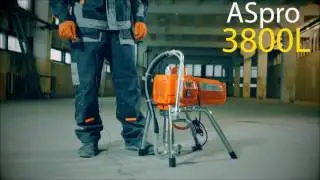 ASpro 3800  Аппарат для покраски видеобзор