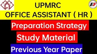 UPMRC Office Assistant HR Study Material And Previous Year Questions #UPMRC #metro