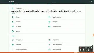 ANDROİD CİHAZLARDA USB HATA AYIKLAMA MODU AÇMA