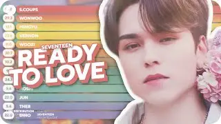SEVENTEEN - Ready to Love Line Distribution (Color Coded)