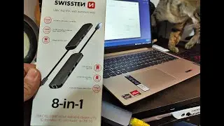 Review HUB SWISSTEN 8 en 1 aluminium body,  USB C 100W, HDMI, ETHERNET LAN, SD, MICRO SD 3 USB 3.0