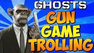 COD Ghosts - Gun Game Trolling (Knife Only Funny Reactions!)