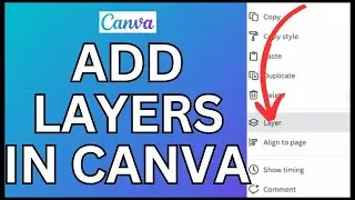 How to Add Layers in Canva 2024?