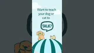 Learn How To Teach Your Dog/Cat to Talk With the Junior Teacher Workbook!