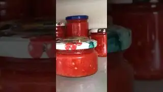 Свежая аджика! Хранится всю зиму#shorts