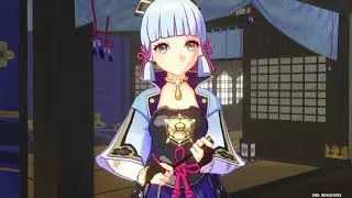 Kamisato Ayaka's first appearance and interaction l Genshin Impact 2.0