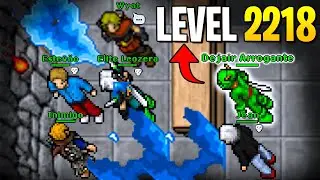 😱O Dia que o TOP 1º LEVEL do TIBIA Veio me Cobrar PK 💀🏆🥇